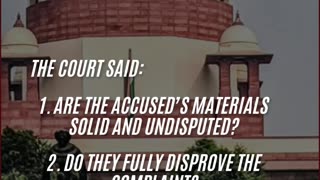 Supreme Court Issues Four-Step Test to Quash False Rape Cases