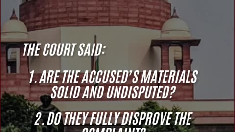 Supreme Court Issues Four-Step Test to Quash False Rape Cases