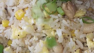 Super Easy Overload 5 Minutes Fried Rice Recipe #food #cooking #recipe #shorts