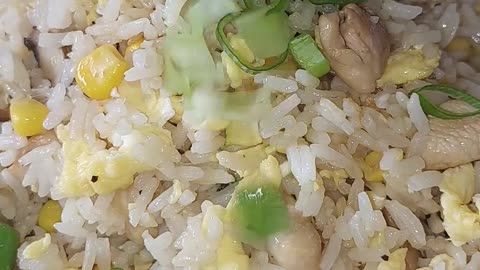 Super Easy Overload 5 Minutes Fried Rice Recipe #food #cooking #recipe #shorts