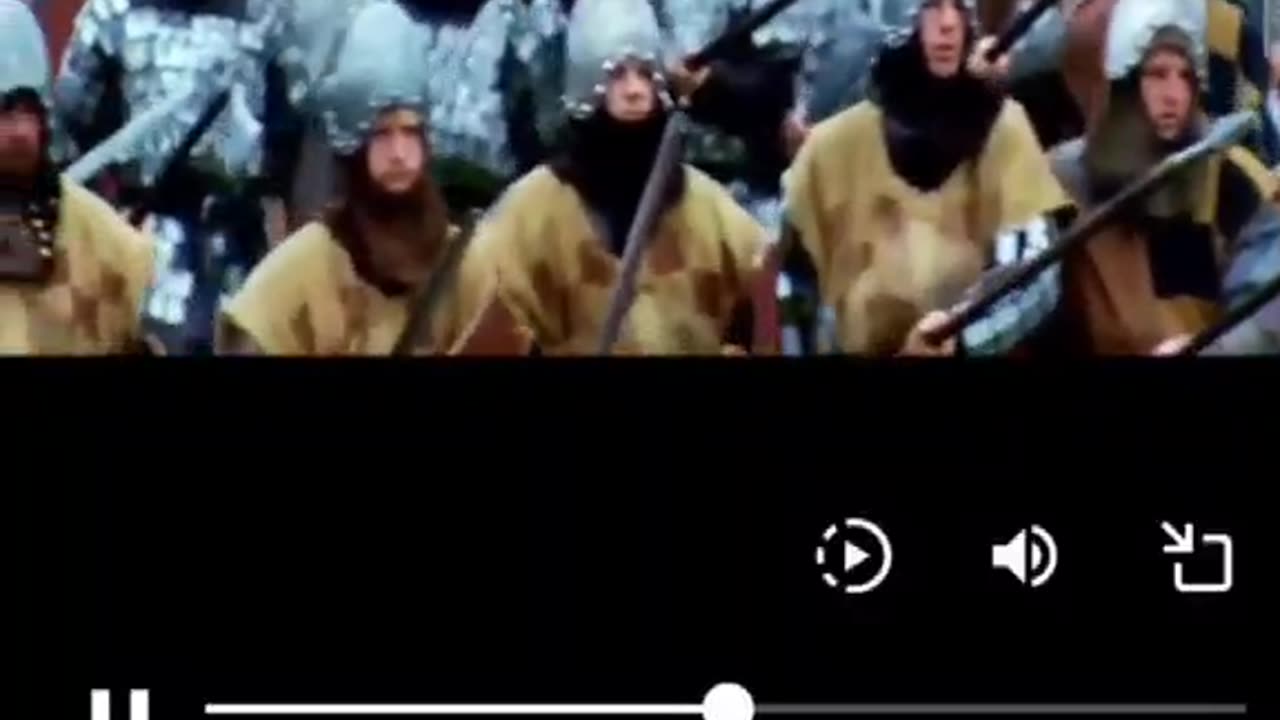 Suggest that we're going to have a big war soon.