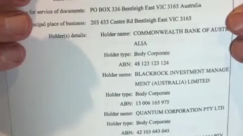 Australian Tax Office is a privately own entity. Mike Palmer-Know Your Rights