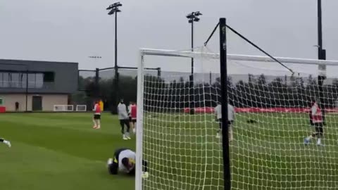 Florian Wirtz lights up Liverpool training ground with superb goal ahead of the season