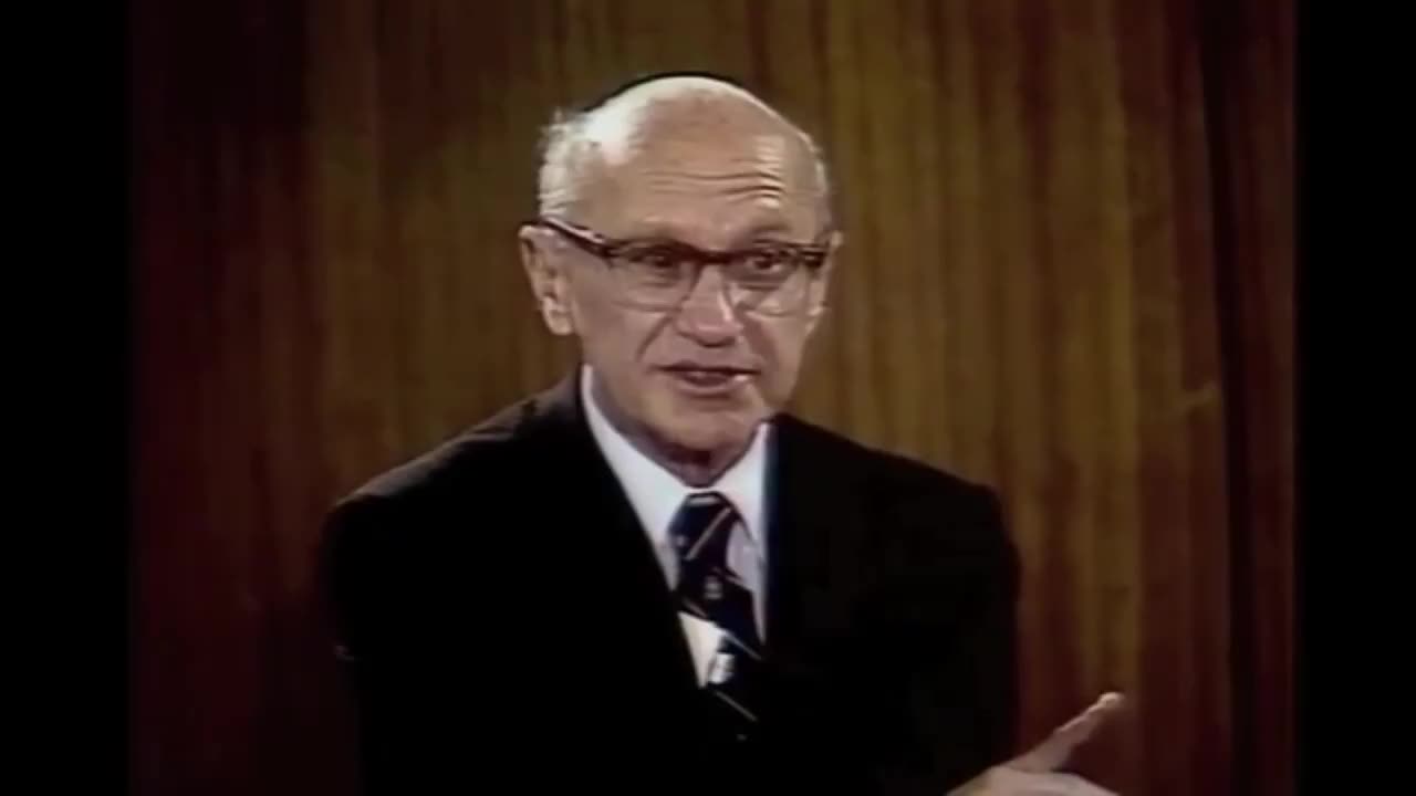 Milton Friedman explains why redistribution of wealth often does more harm than good