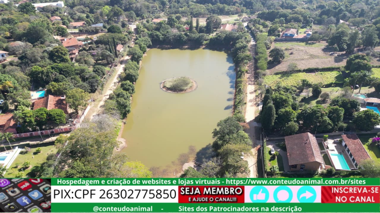 lagoa cambara valinhos sp by drone