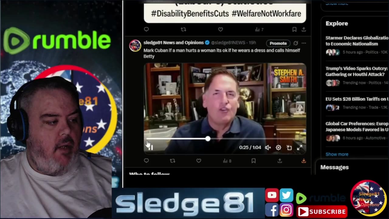 Mark Cuban its a women choice if a trans man hurts her