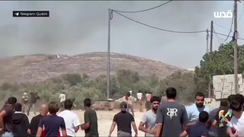 ⚔️🏞️ Israel Gaza Palestine War | Youth Battle Settler Attacks Near Ramallah | RCF