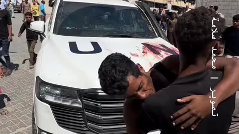 Arrival of several injuries at Nasser Medical Complex