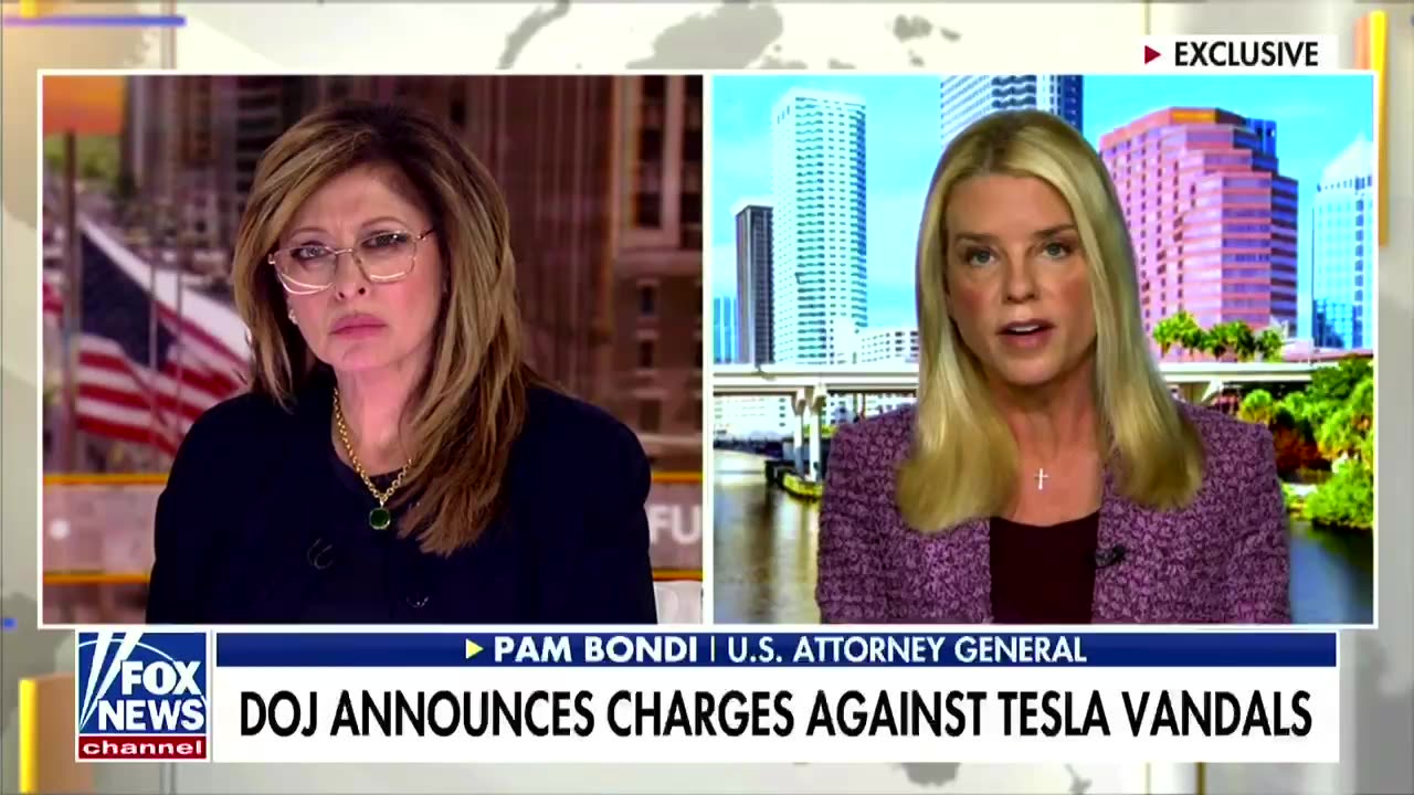 AG Pam Bondi goes after Jasmine Crockett over anti-Elon protests