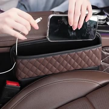 Car Seat Gap Box Organizer Side Pocket Tools Storage Box For Universal Auto Storage