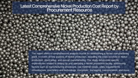 Nickel Production Cost Report