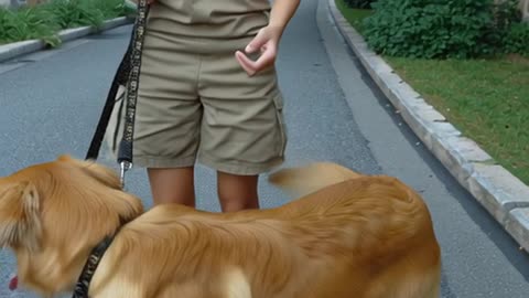 GIrl with Dog