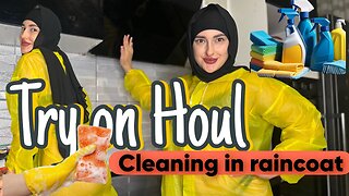 Raincoat Try On Haul in 4K | Fashionable Rainwear Looks