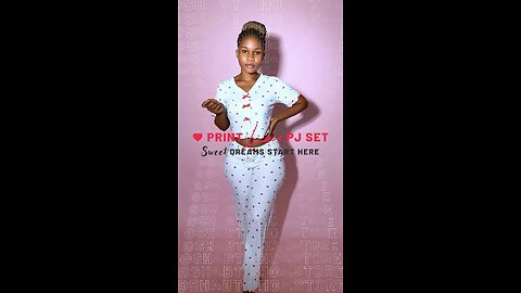 Heart Print Lace Pajama Set with Bow and Cuffed Bottoms💖 