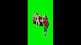 A Succulent Christmas Meal | Green Screen #santa #christmas #christmascountdown #meme #fyp