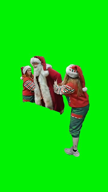 A Succulent Christmas Meal | Green Screen #santa #christmas #christmascountdown #meme #fyp