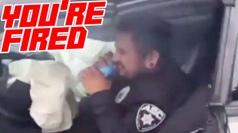 Security Guard Continues to Sniff Aerosols after Crashing into Parked Car