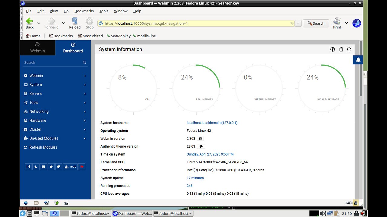 Install Webmin Control Panel