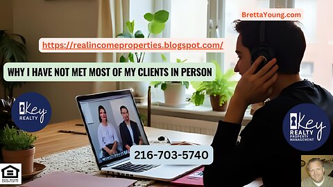 Why I have not met most of my clients in person
