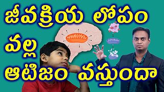 జీవశక్తి లోపంతో ఆటిజం వస్తుందా? Mitochondrial Energy Dysfunction Causes Autism Spectrum Disorder ASD
