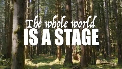 THE WORLD IS INDEED A STAGE