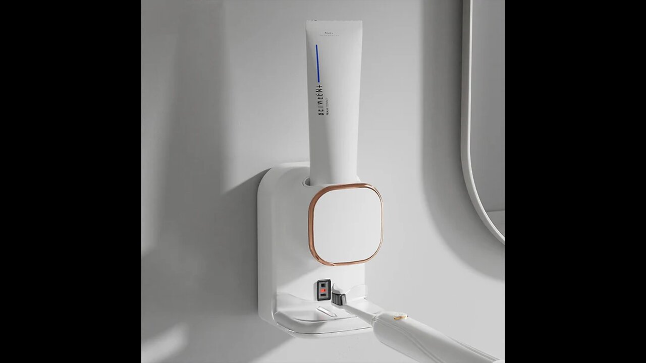 Hands-Free Automatic Toothpaste Dispenser With No Drilling