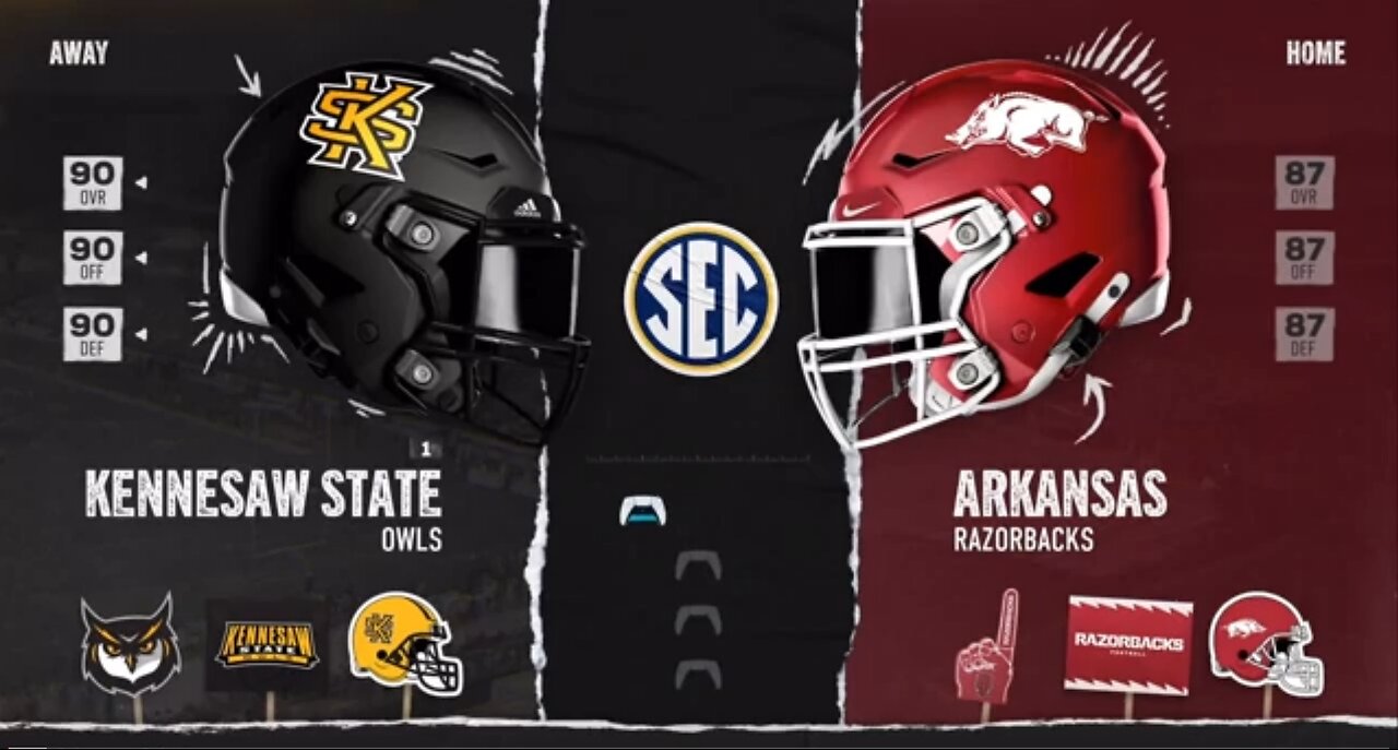 S6 Rebuild Kennesaw State vs Arkansas: Can we stay atop the SEC?