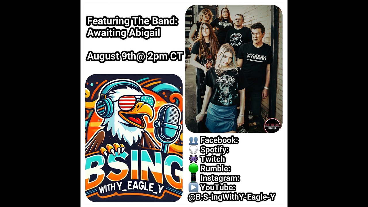 BS-ing With Y-Eagle-Y Podcast Ep.29 | Awaiting Abigail Rocks The Mic- Live!