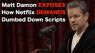 Matt Damon Explains How Netflix Intentionally Makes Movies WORSE