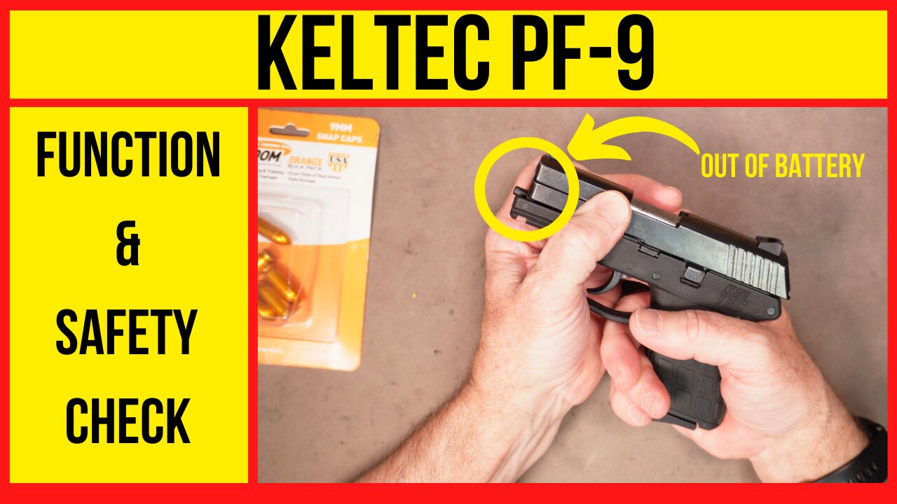 KelTec PF-9 Function & Safety Check