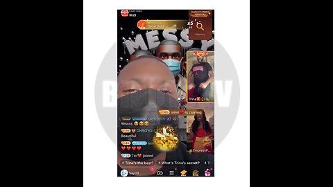 ONLY1MESSYCALLER got his live took over by EmpressParis & ComedianTrinaB BigoTeaV