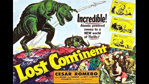 LOST CONTINENT 1951 Lost Atomic Rocket Located on an Island of Dinosaurs FULL MOVIE in HD