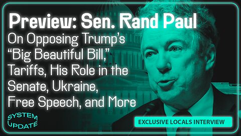 PREVIEW: Sen. Rand Paul Interview Exclusively on Locals