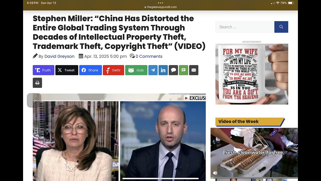 “China Has Distorted the Entire Global Trading System Through Decades of Intellectual Property Theft