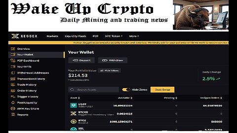 Wake Up Crypto Mining & Trading Stream - Episode 6 *SOUND ISSUES AT END*