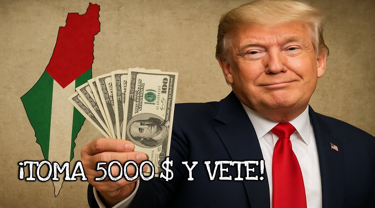 Trump ofrece 5000 dólares a palestinos para que emigren.