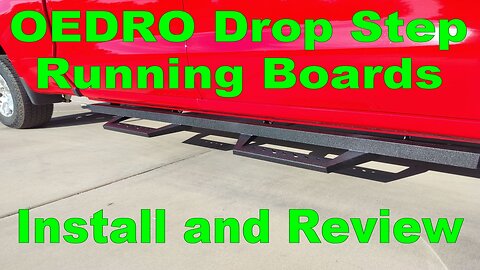 OEDRO Drop Step Running Boards For 2019-2025 Silverado/GMC 1500 Crew Cab, 20-25 2500/3500 Review