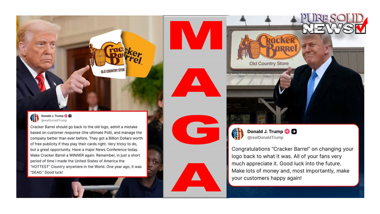 Trump CRACKED THE BARREL! Now they're WOKE NO MORE!