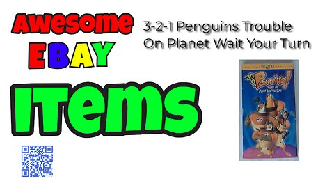 3-2-1 Penguins Trouble On Planet Wait Your Turn VHS Video Tape #ebay #finds #BuyItNow