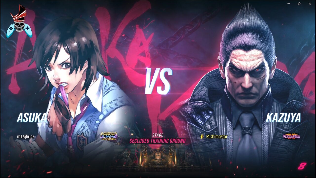 TEKKEN 8 Skulled Asuka Kazama perfect 2nd round