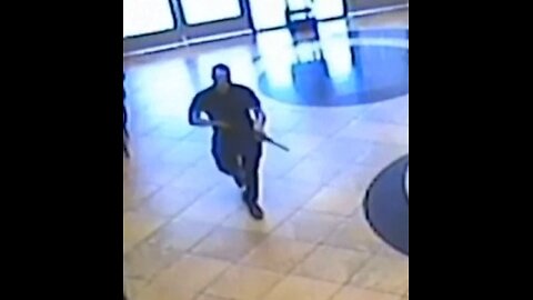 Las Vegas Nevada, shooter enters a building with a shotgun
