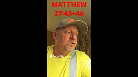#MATTHEW27:45+46 "AS THE LIGHT IF THE WORLD WAS DYING ON THE CROSS, THE WORLD WENT DARK !"