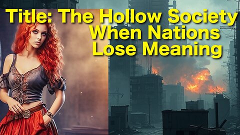 Title: The Hollow Society — When Nations Lose Meaning