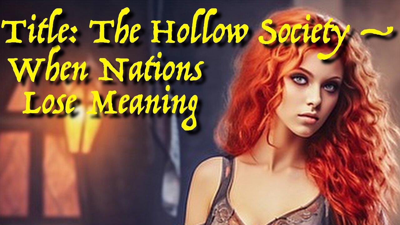 Title: The Hollow Society — When Nations Lose Meaning
