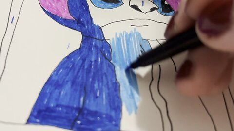 Lilo and Stitch art video