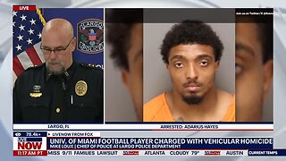 University of Miami football player charged with vehicular homicide