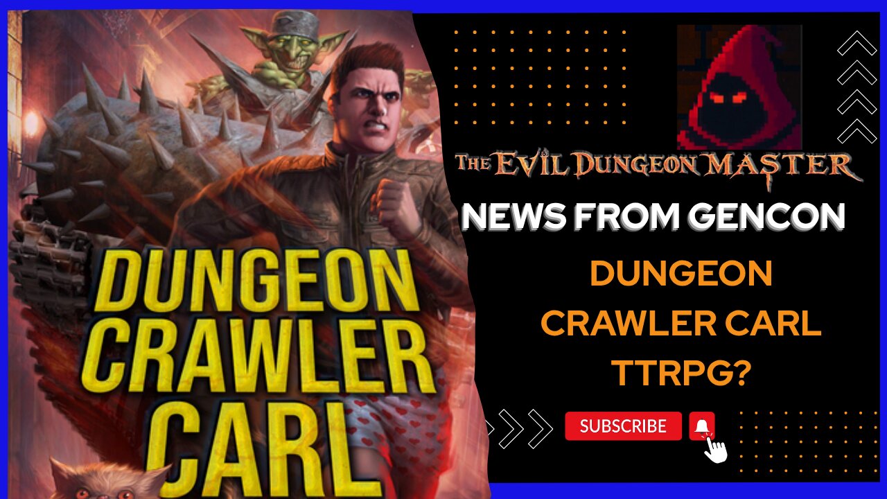 the Dungeon Crawler Carl RPG announcement from Gencon!