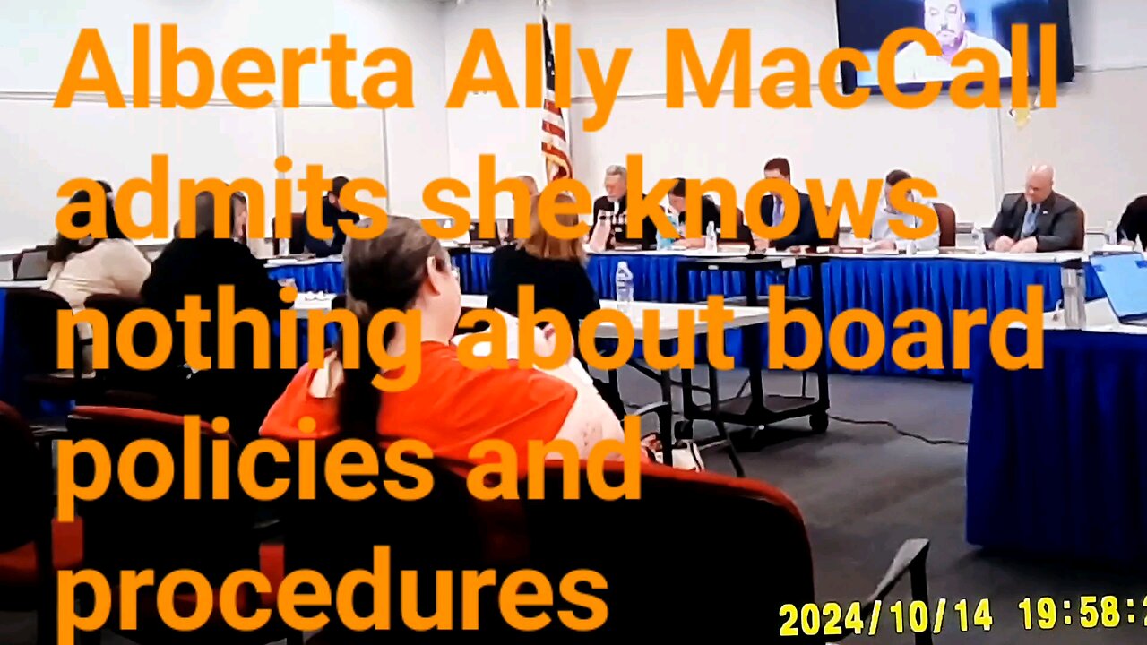 Candidate Alberta Ally MacCall goes after a board member and A Resident in Littlestown