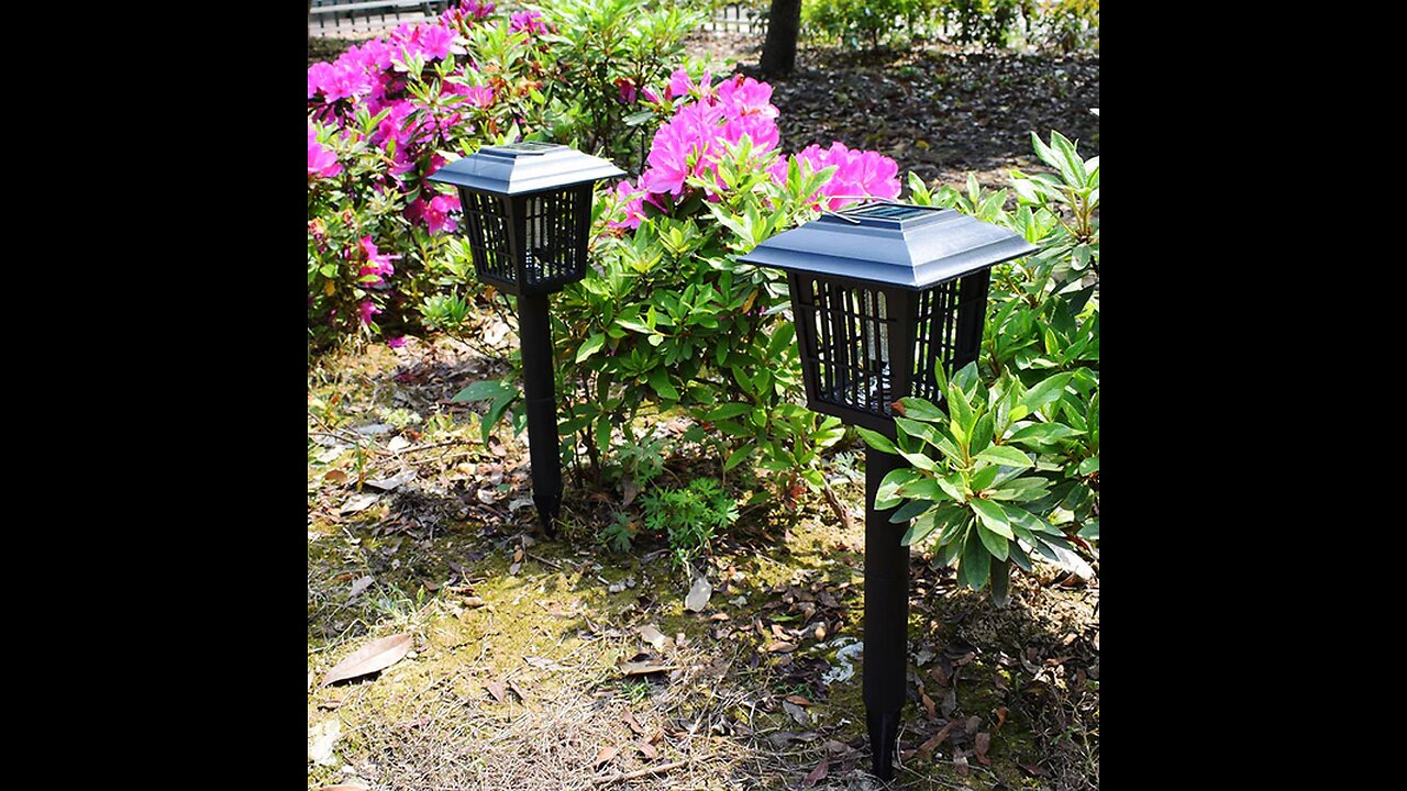 Solar Energy Mosquito Killer_ Suitable for Lawns, Farms, Courtyards
