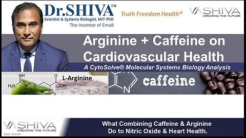 Dr.SHIVA™: Arginine and Caffeine on Cardiovascular Health @CytoSolve Systems Analysis(4/23)